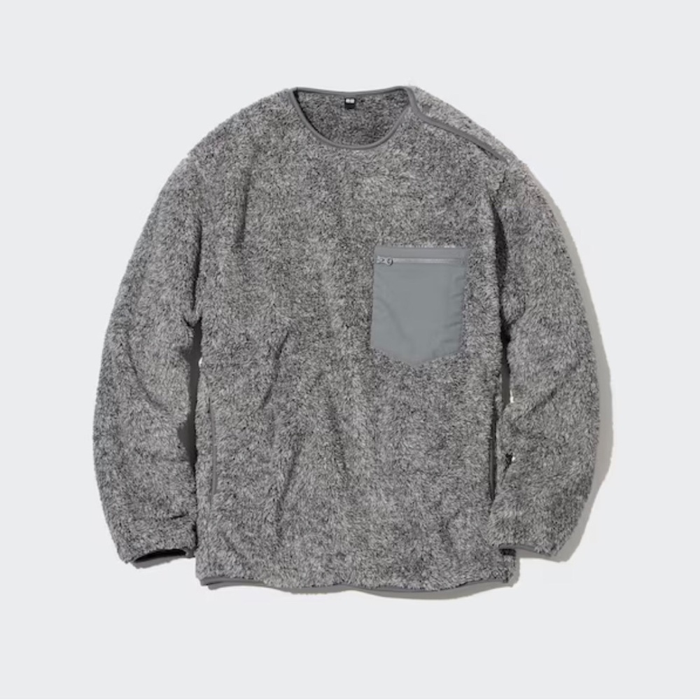 Uniqlo | M / L | Gray Sweater with Pocket